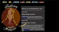 Desktop Screenshot of dancingwithmarcia.com